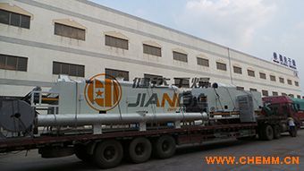 三聚氰胺新型環保帶式干燥機